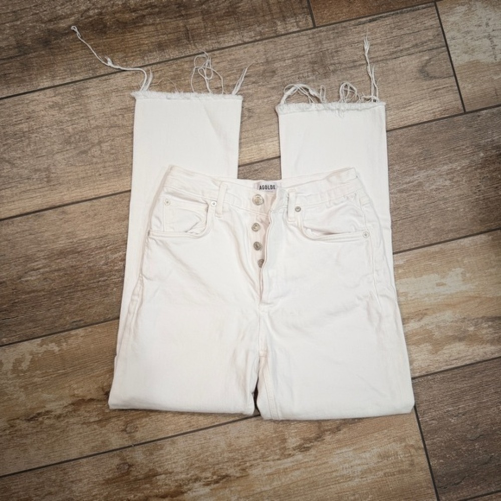 Agolde | Riley High Rise Straight Crop Jeans - Picture 1 of 10